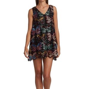 Free People Fly Me Away Mini Dress